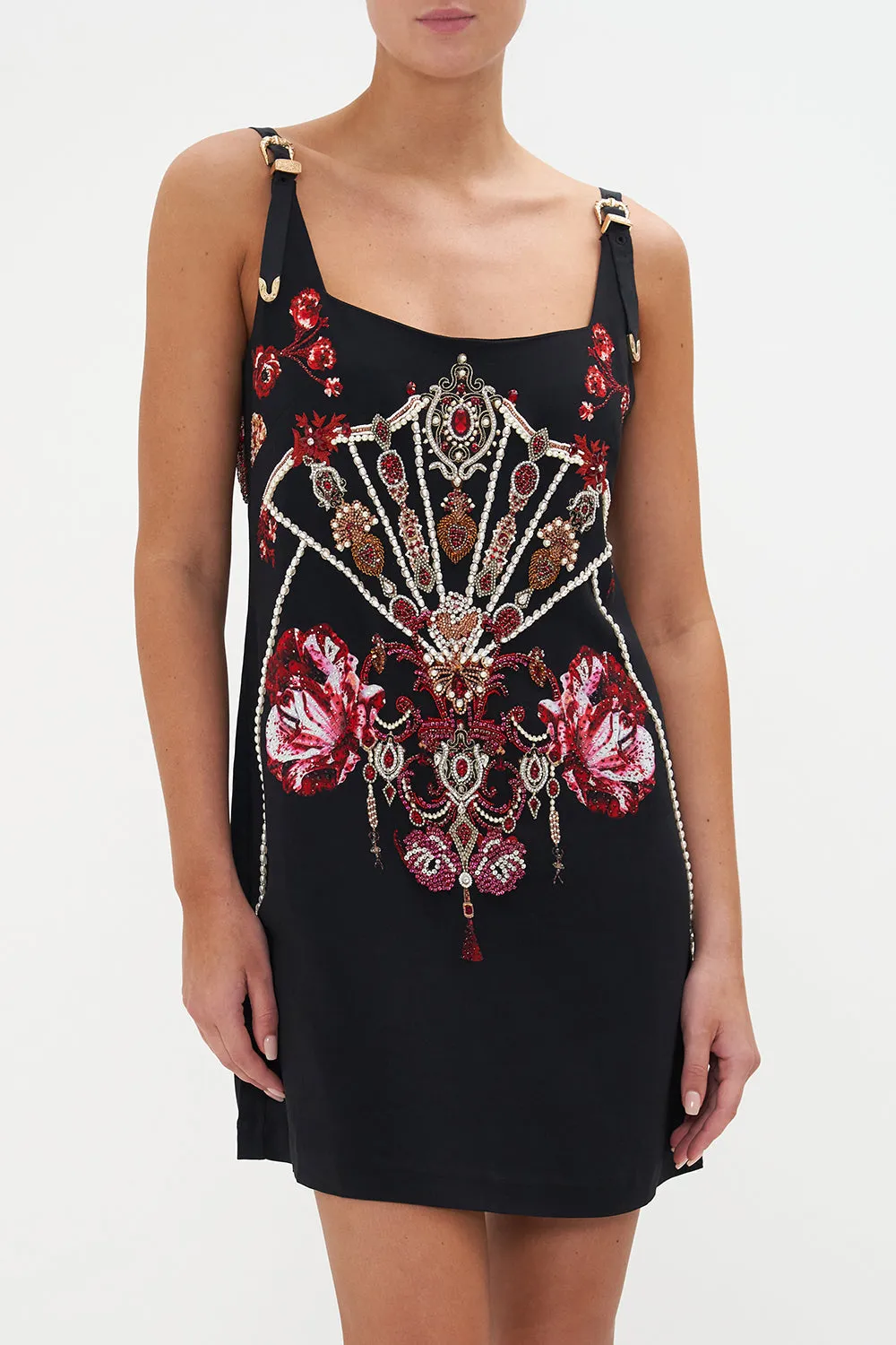 SQUARE NECK SHIFT DRESS SISTERHOOD OF THE ROSE sold by Camilla product image thumbnail 5