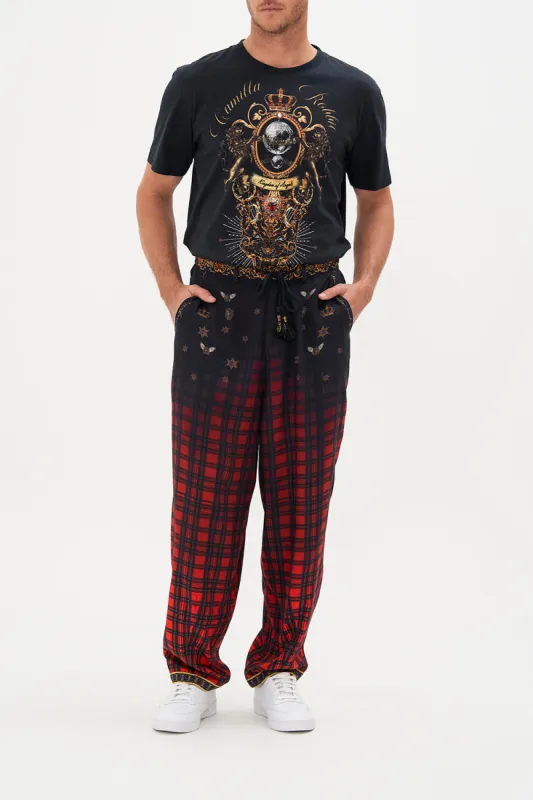 RELAXED DROPPED CROTCH PANT DO I ENTERTAIN YOU sold by Camilla