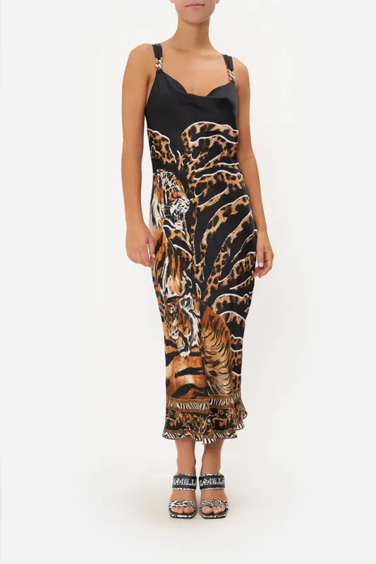 BIAS SLIP WITH WIDE STRAP TIGER TALK sold by Camilla