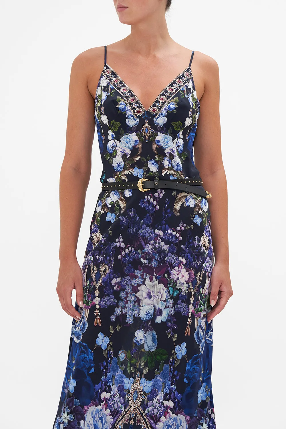 SKINNY BUCKLE BELT SOLID BLACK sold by Camilla product image thumbnail 3