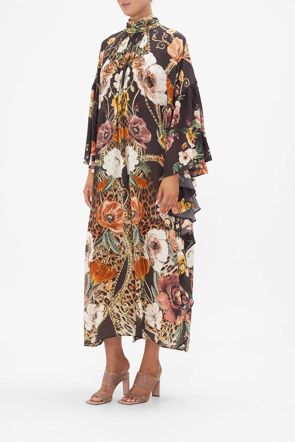 HIGH NECK RUFFLE KAFTAN WAVE YOUR WAND sold by Camilla product image thumbnail 4