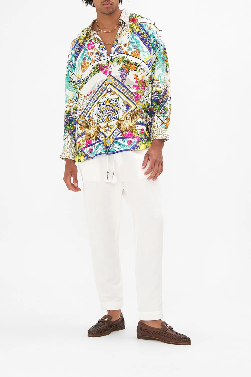 MENS OVERSIZED SHIRT AMALFI AMORE sold by Camilla