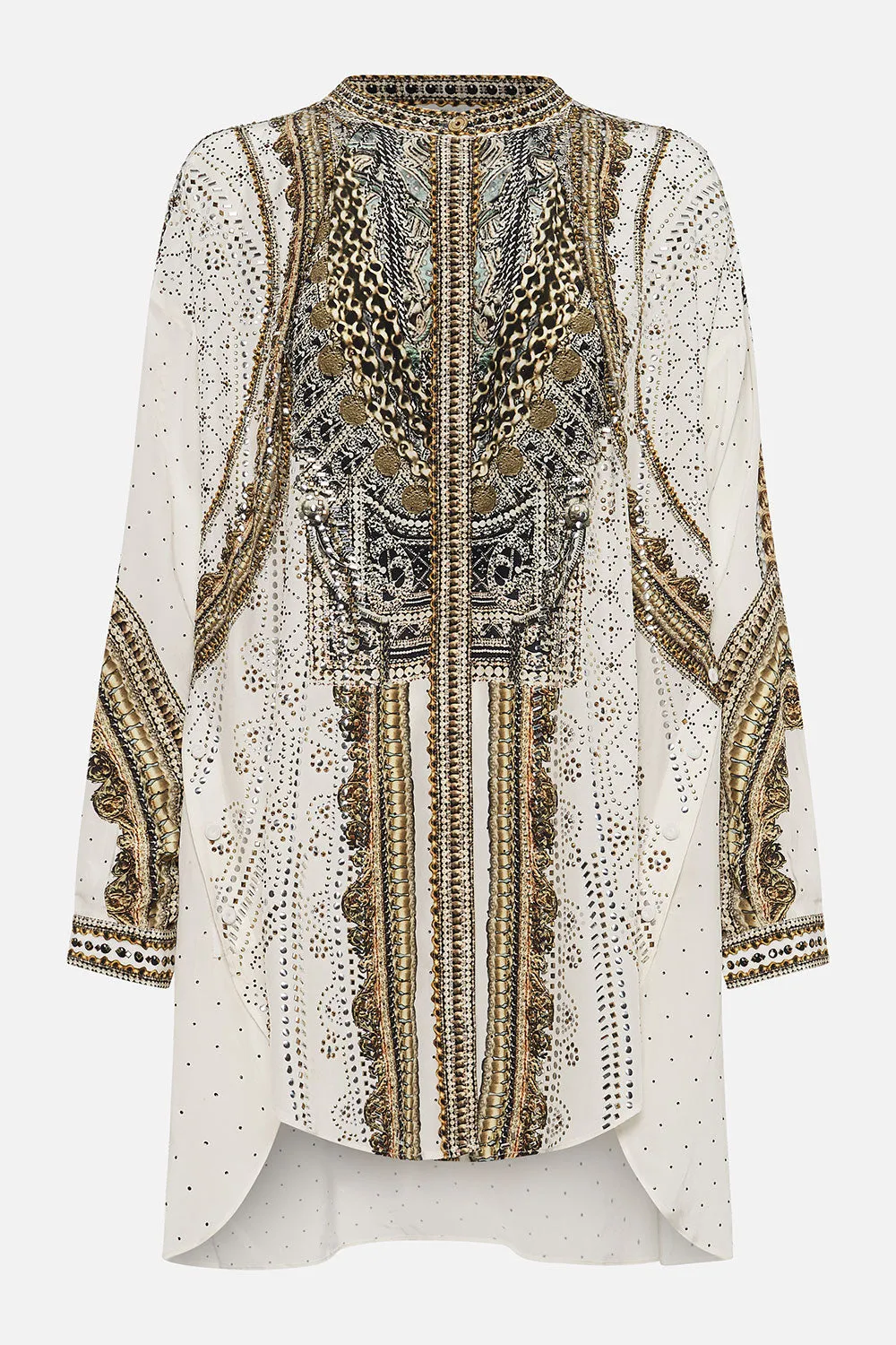 SHIRT WITH SIDE BUTTONS LUXE ESPIRITU sold by Camilla product image thumbnail 3