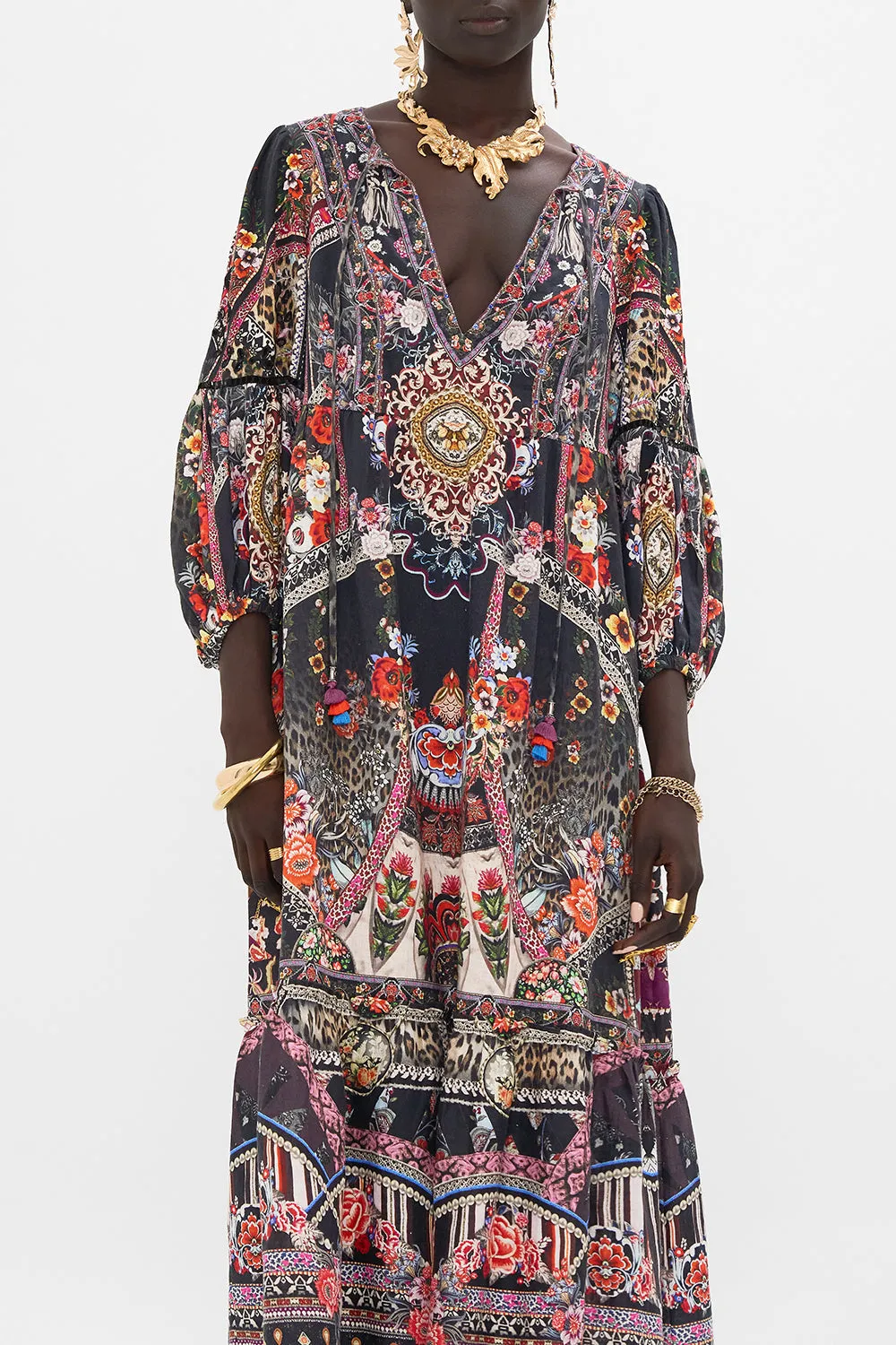 TIE NECK DRESS VOLENDAM DOLLS sold by Camilla product image thumbnail 5