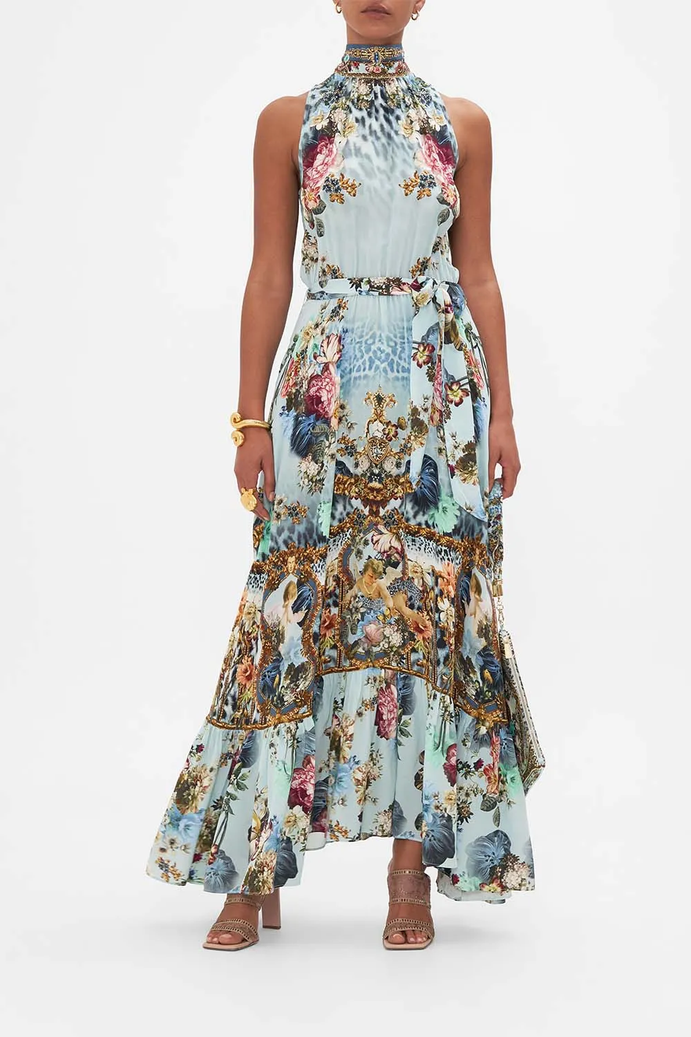 NECKTIE DRESS WITH ELASTICATED WAIST LETTERS TO LEO sold by Camilla