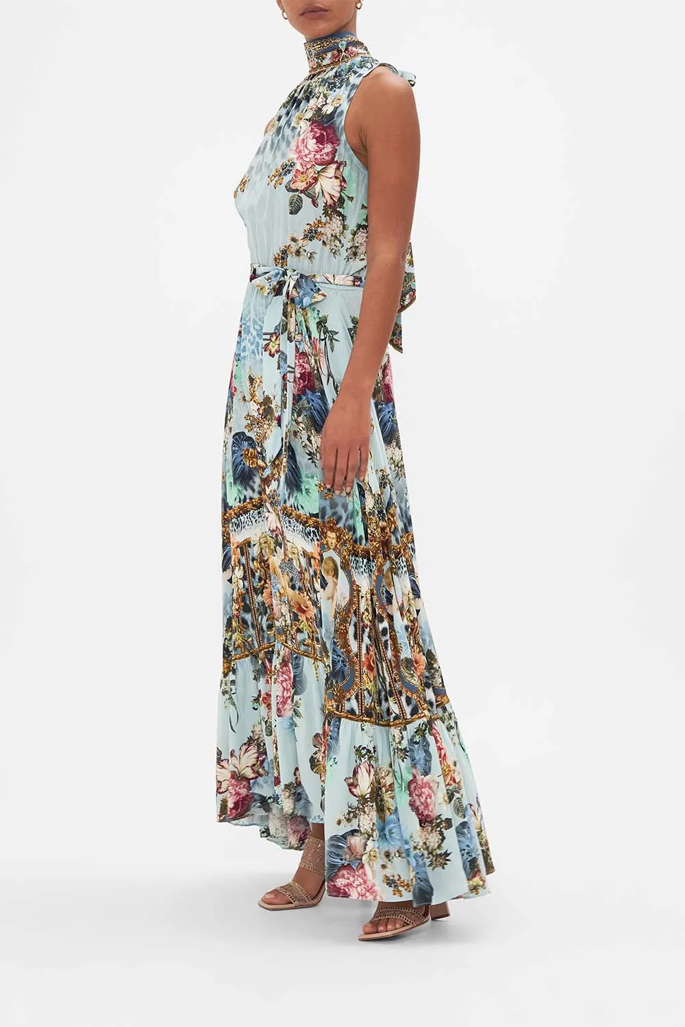 NECKTIE DRESS WITH ELASTICATED WAIST LETTERS TO LEO sold by Camilla product image thumbnail 5