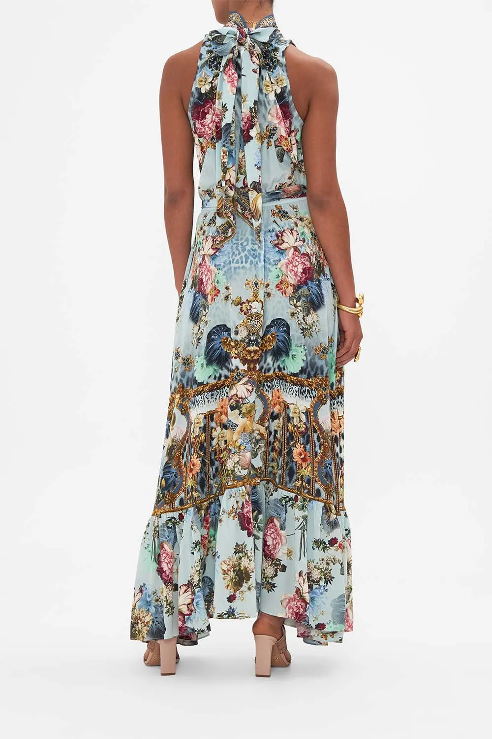 NECKTIE DRESS WITH ELASTICATED WAIST LETTERS TO LEO sold by Camilla product image thumbnail 2