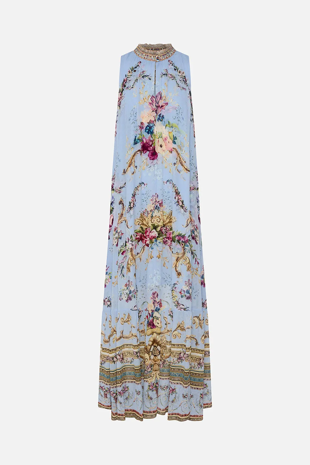 HIGH NECK KEYHOLE DRESS FLORAFUL sold by Camilla product image thumbnail 3