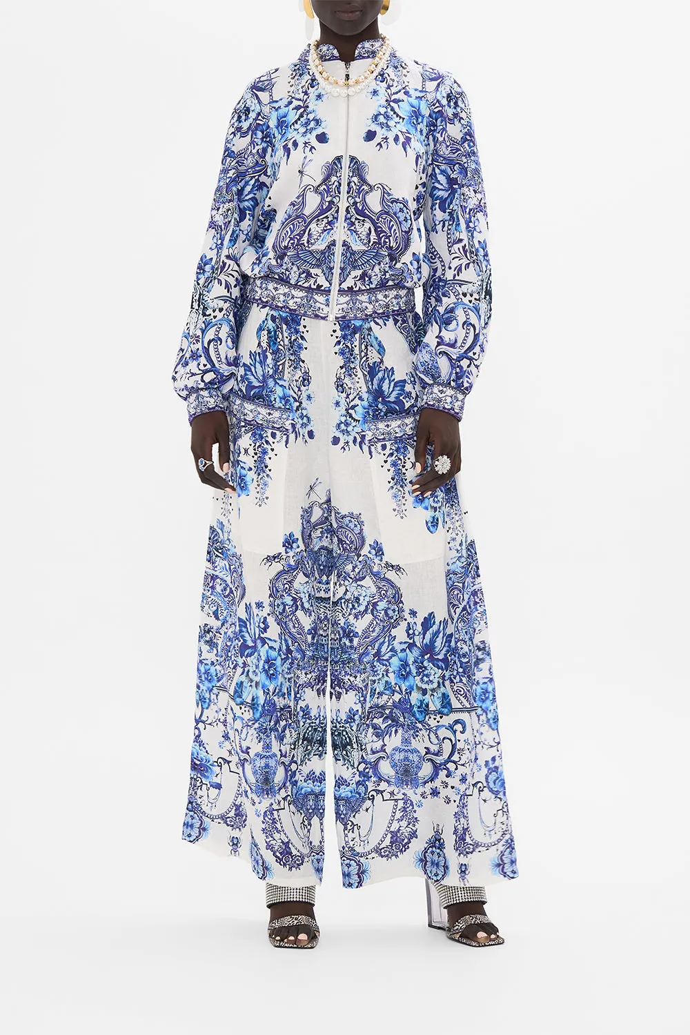 BOMBER JACKET WITH SHIRRED CUFF GLAZE AND GRAZE sold by Camilla