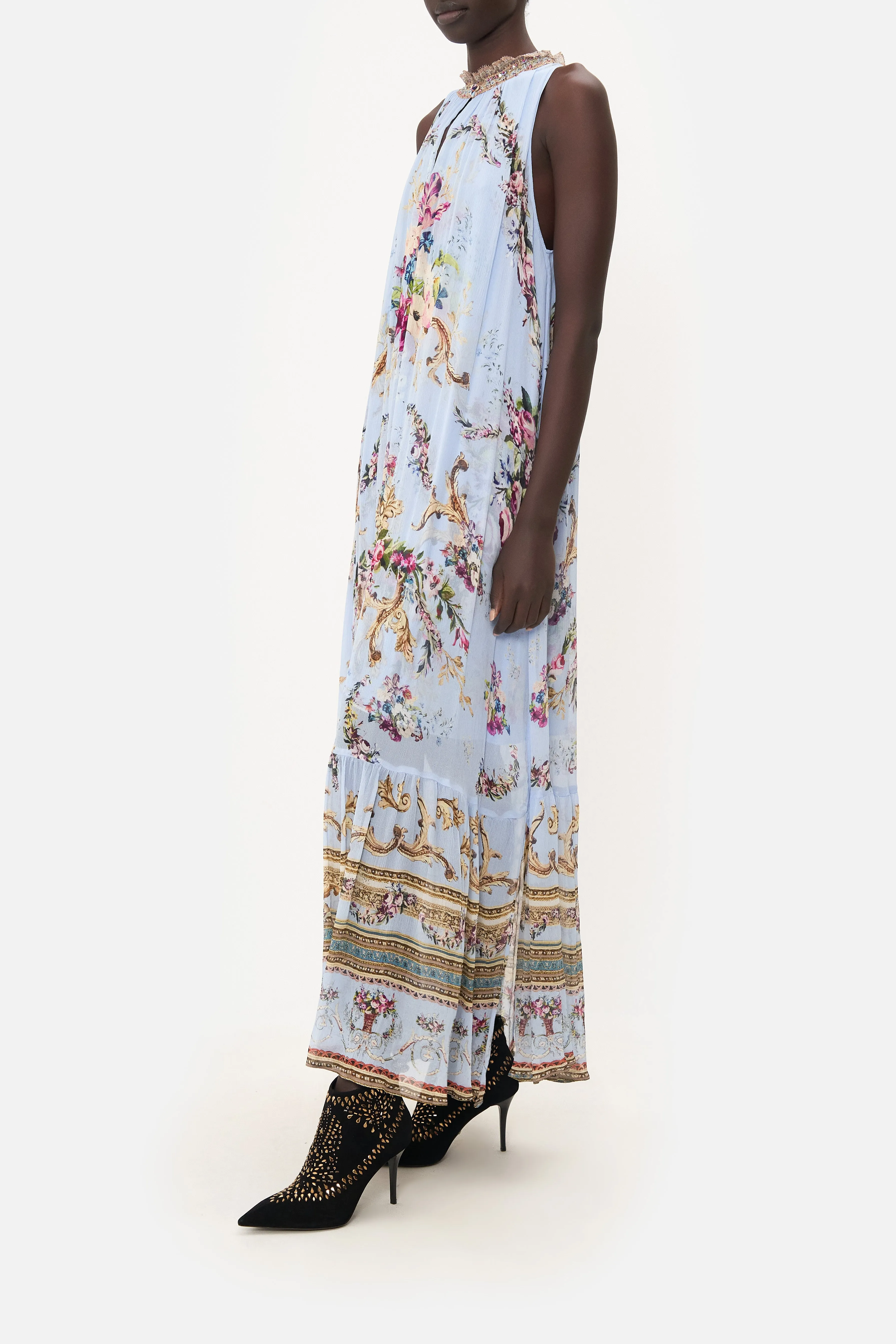 HIGH NECK KEYHOLE DRESS FLORAFUL sold by Camilla product image thumbnail 4