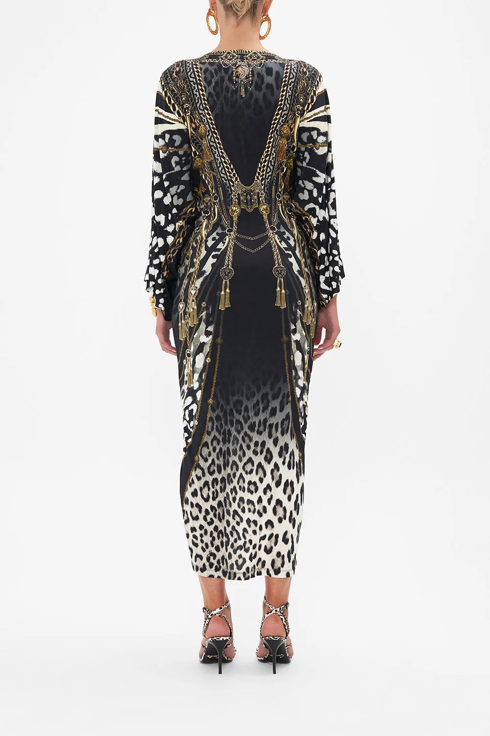 LONG SPLIT FRONT TWIST DRESS UNTAMED ROYALTY sold by Camilla product image thumbnail 2