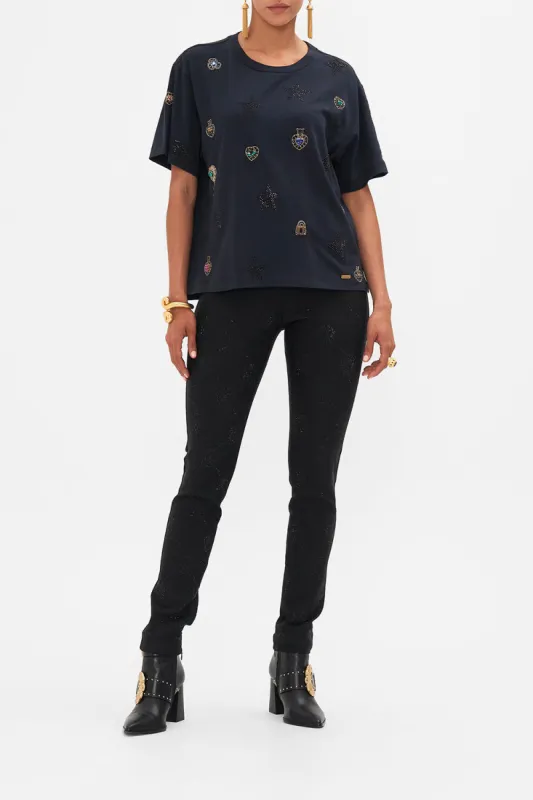 EMBELLISHED CLASSIC TEE AMSTERGLAM sold by Camilla