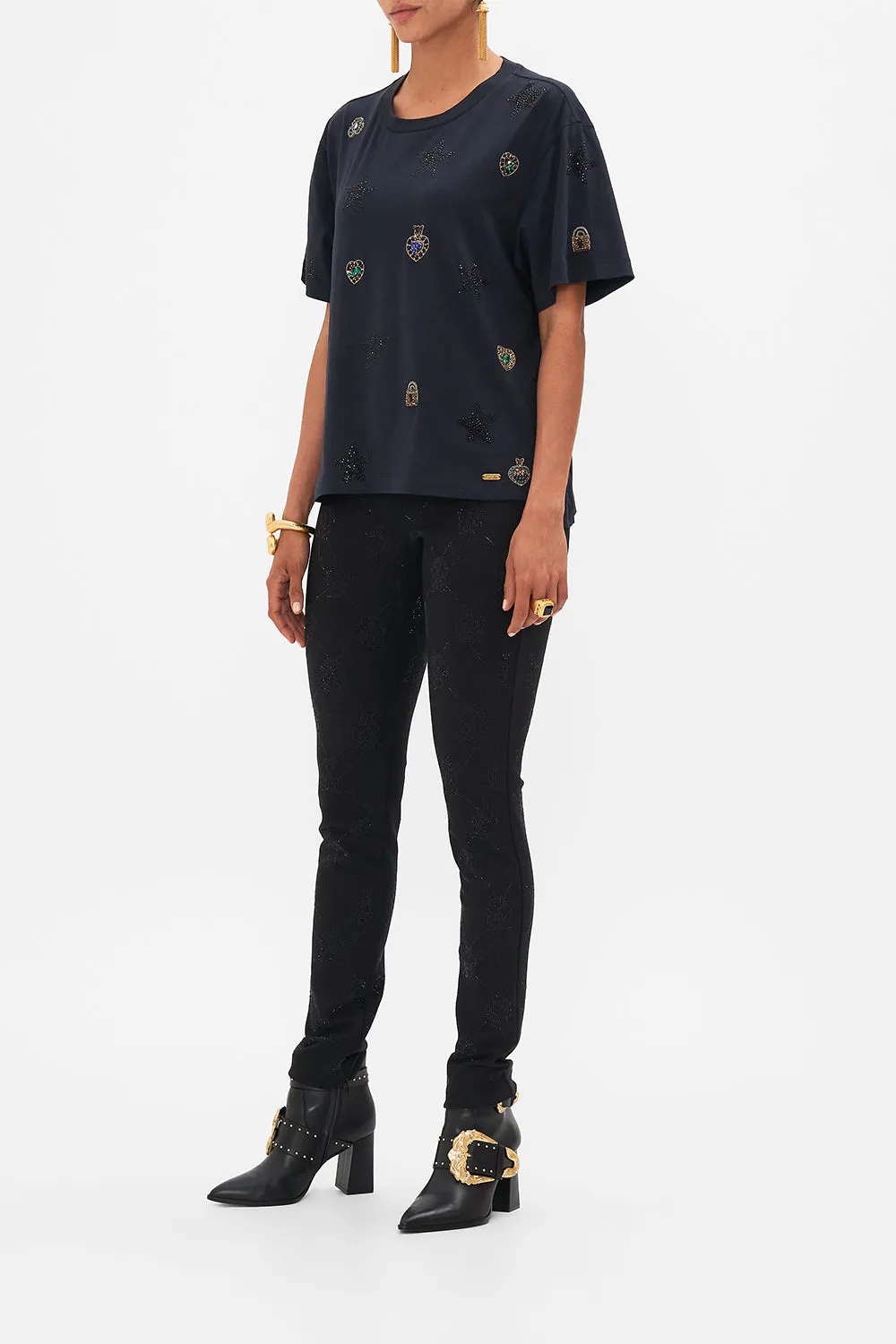 EMBELLISHED CLASSIC TEE AMSTERGLAM sold by Camilla product image thumbnail 4