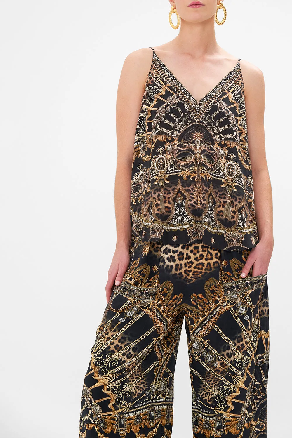 V NECK CAMI MASKED AT MOONLIGHT sold by Camilla product image thumbnail 5