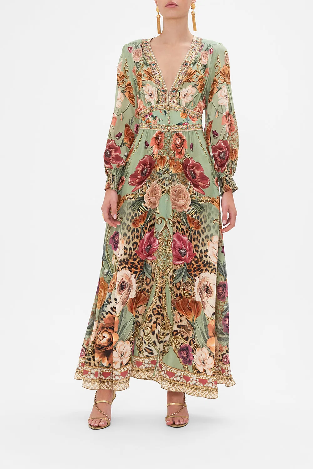 BUTTON DRESS WITH SHAPED WAISTBAND GROW AND GLOW sold by Camilla