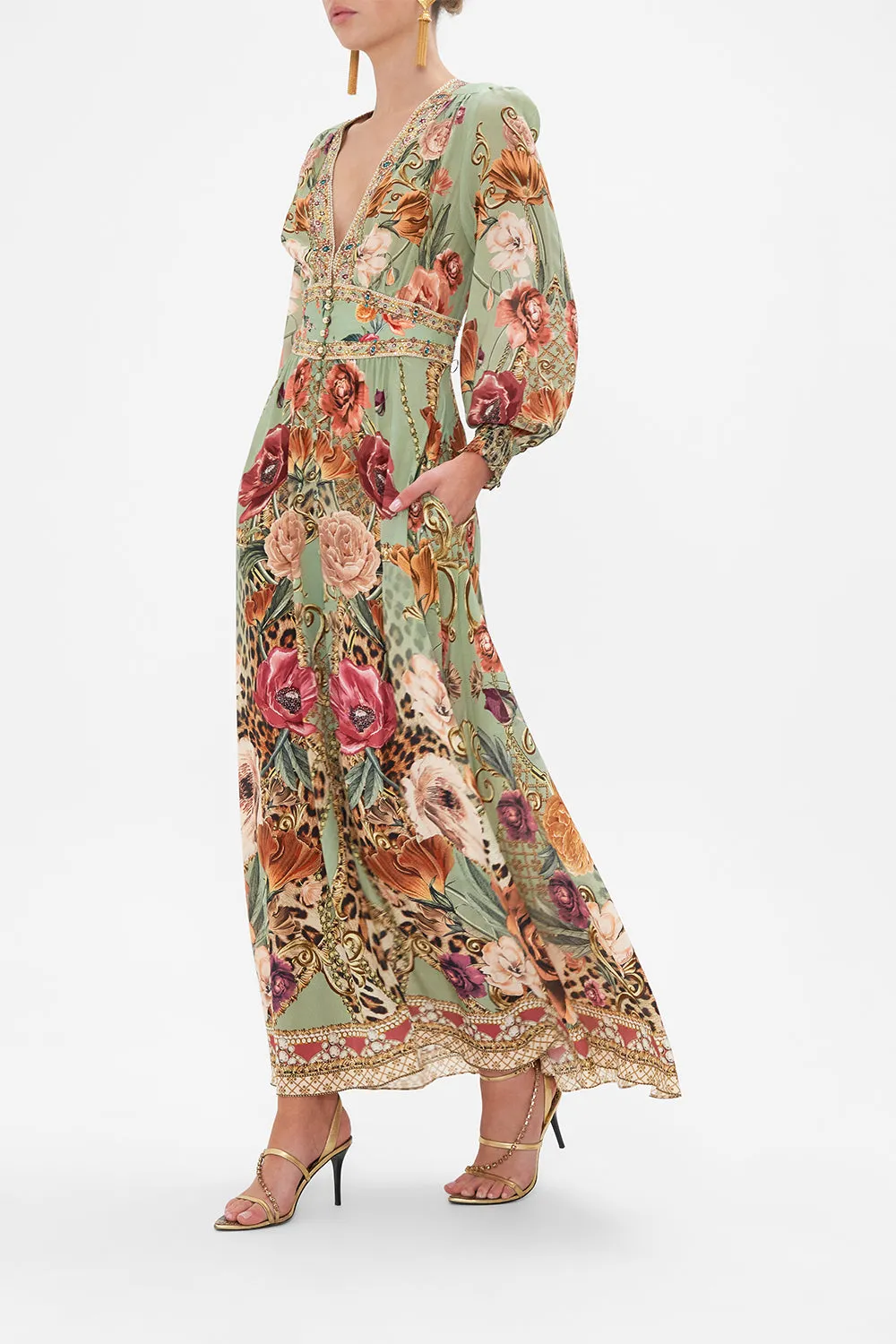 BUTTON DRESS WITH SHAPED WAISTBAND GROW AND GLOW sold by Camilla product image thumbnail 4