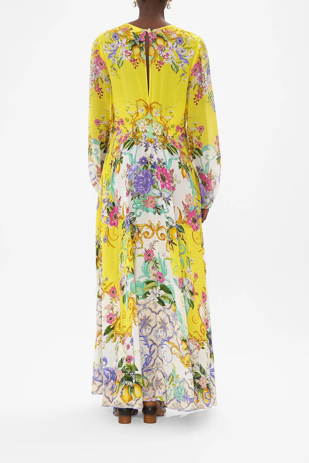 TIE FRONT LONG SLEEVE DRESS CATERINA SPRITZ sold by Camilla product image thumbnail 2