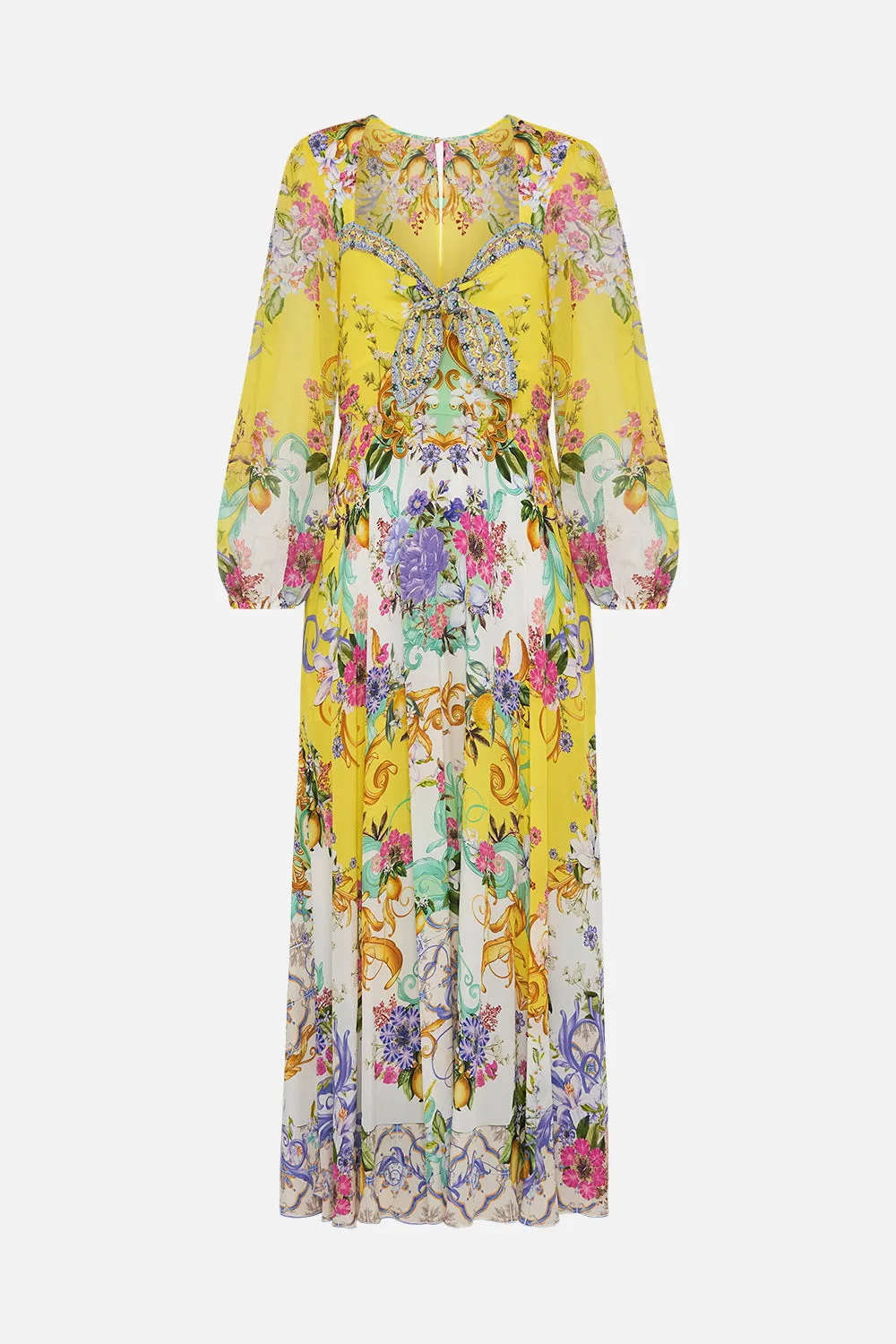 TIE FRONT LONG SLEEVE DRESS CATERINA SPRITZ sold by Camilla product image thumbnail 3