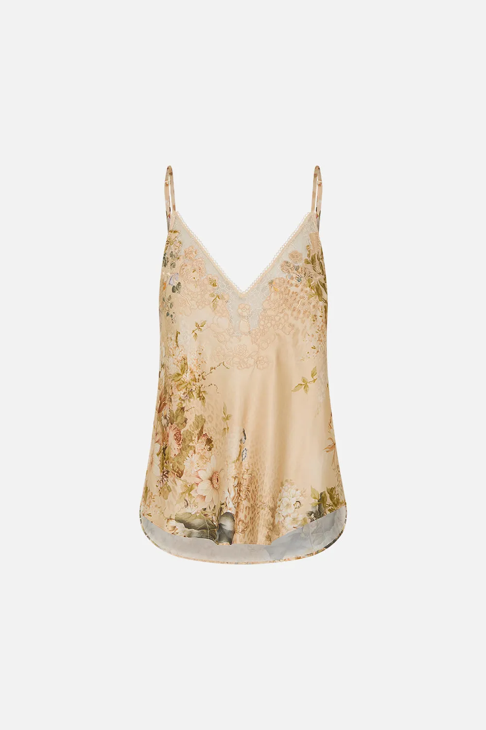 V-NECK BIAS CAMI ADORNED IN ANTIQUITY sold by Camilla product image thumbnail 3