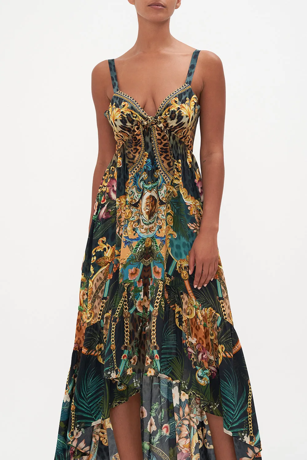 TIE FRONT HIGH LOW DRESS FEARLESS FELIS sold by Camilla product image thumbnail 5