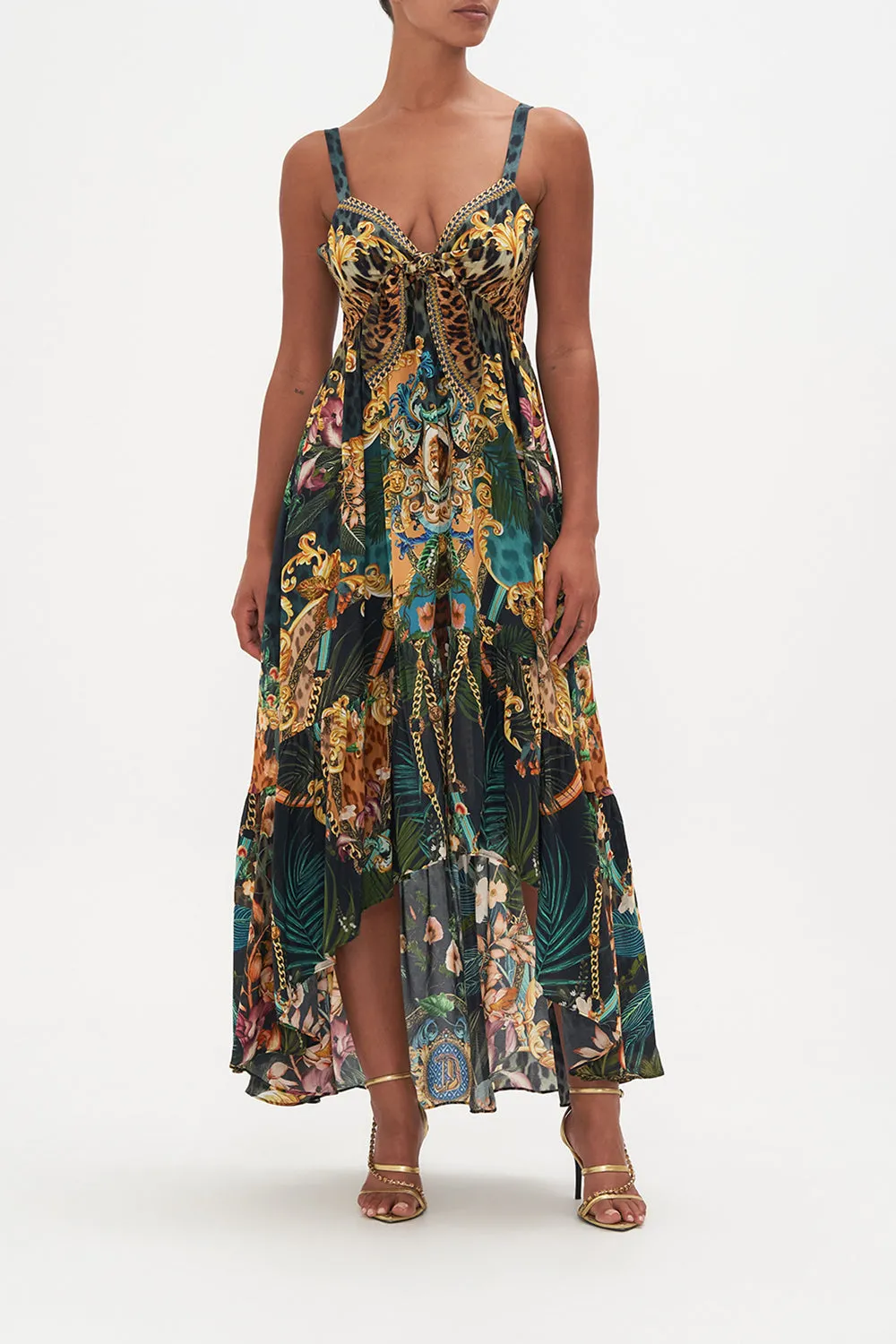 TIE FRONT HIGH LOW DRESS FEARLESS FELIS sold by Camilla