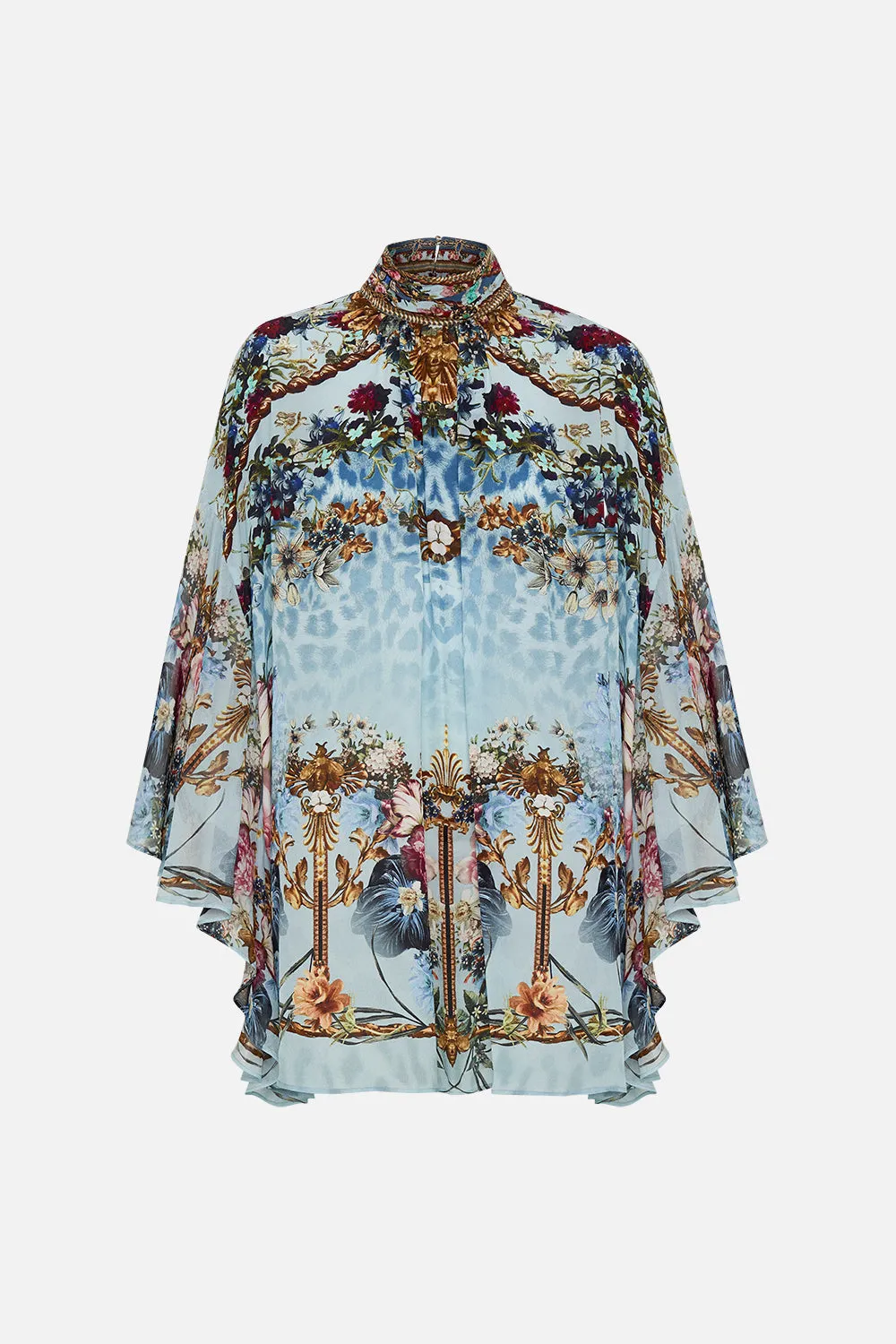 HIGH NECK RUFFLE SLEEVE BLOUSE LETTERS TO LEO sold by Camilla product image thumbnail 3