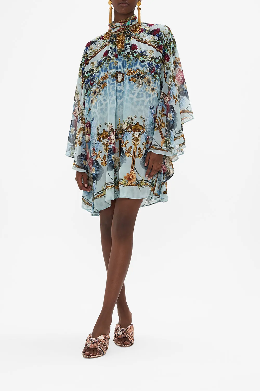 HIGH NECK RUFFLE SLEEVE BLOUSE LETTERS TO LEO sold by Camilla product image thumbnail 5