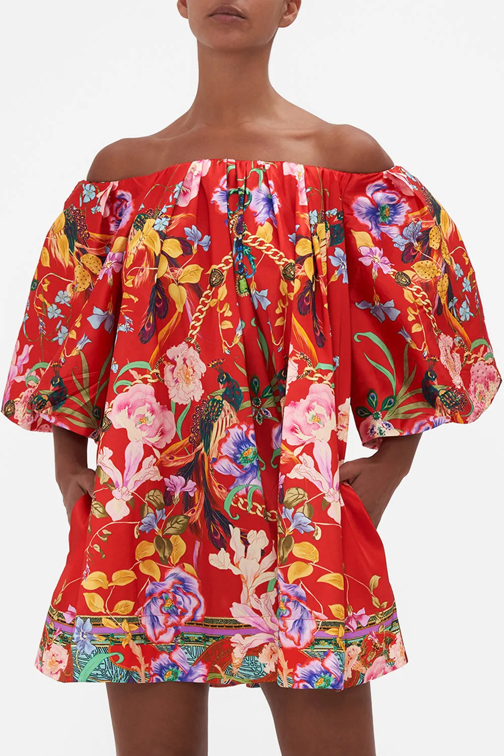 OFF SHOULDER PUFF DRESS RUFFLE SOME FEATHERS sold by Camilla product image thumbnail 5