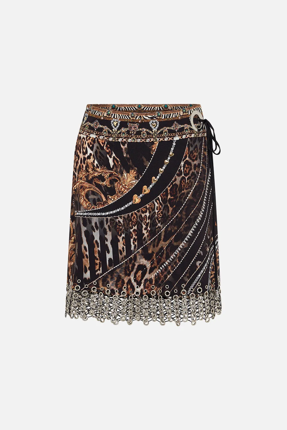 EYELET WRAP SKIRT CHAOS IN THE COSMOS sold by Camilla product image thumbnail 3