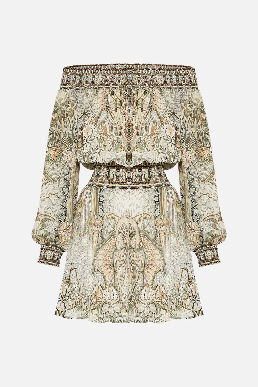 OFF SHOULDER SHORT DRESS IVORY TOWER TALES sold by Camilla product image thumbnail 3