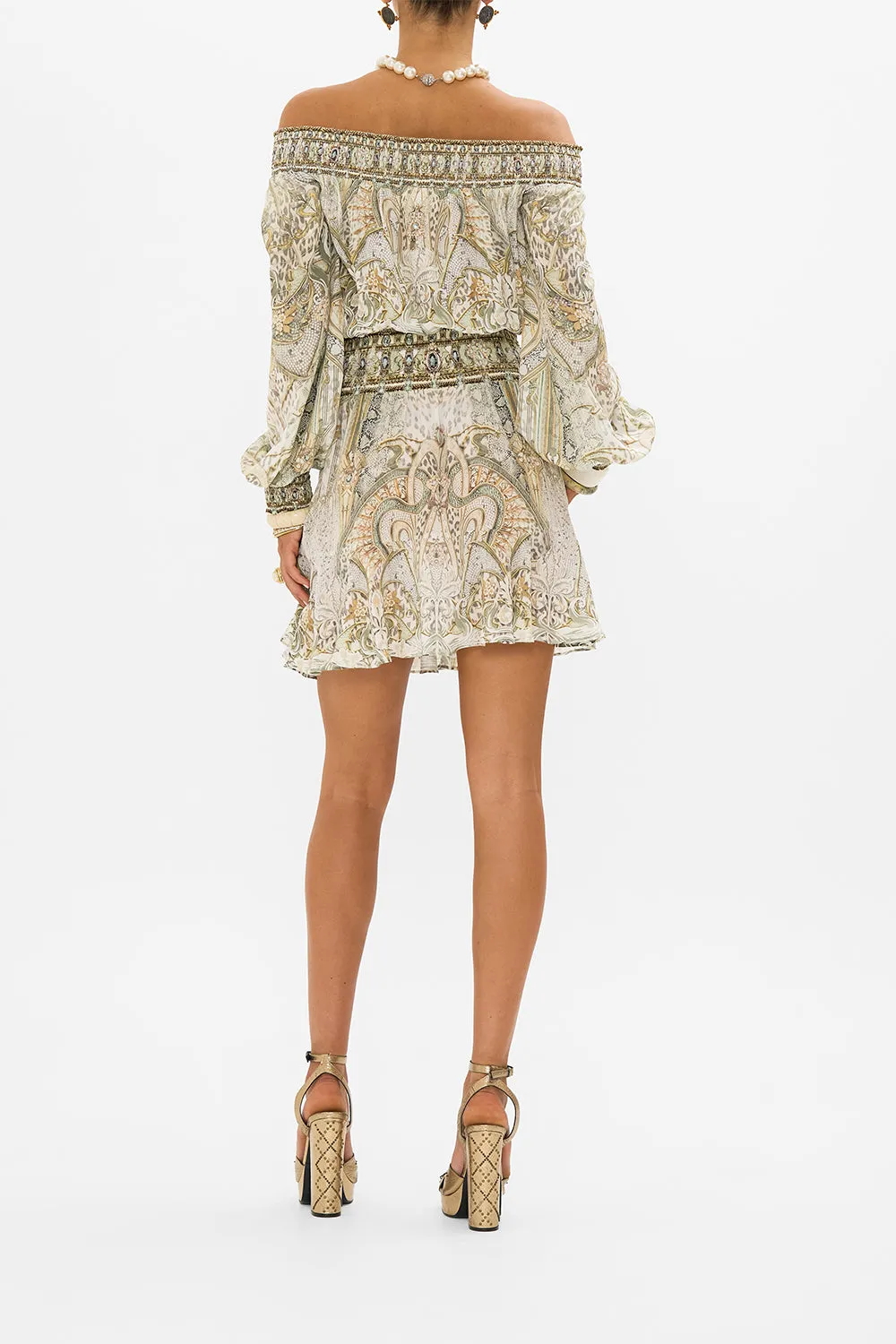 OFF SHOULDER SHORT DRESS IVORY TOWER TALES sold by Camilla product image thumbnail 2