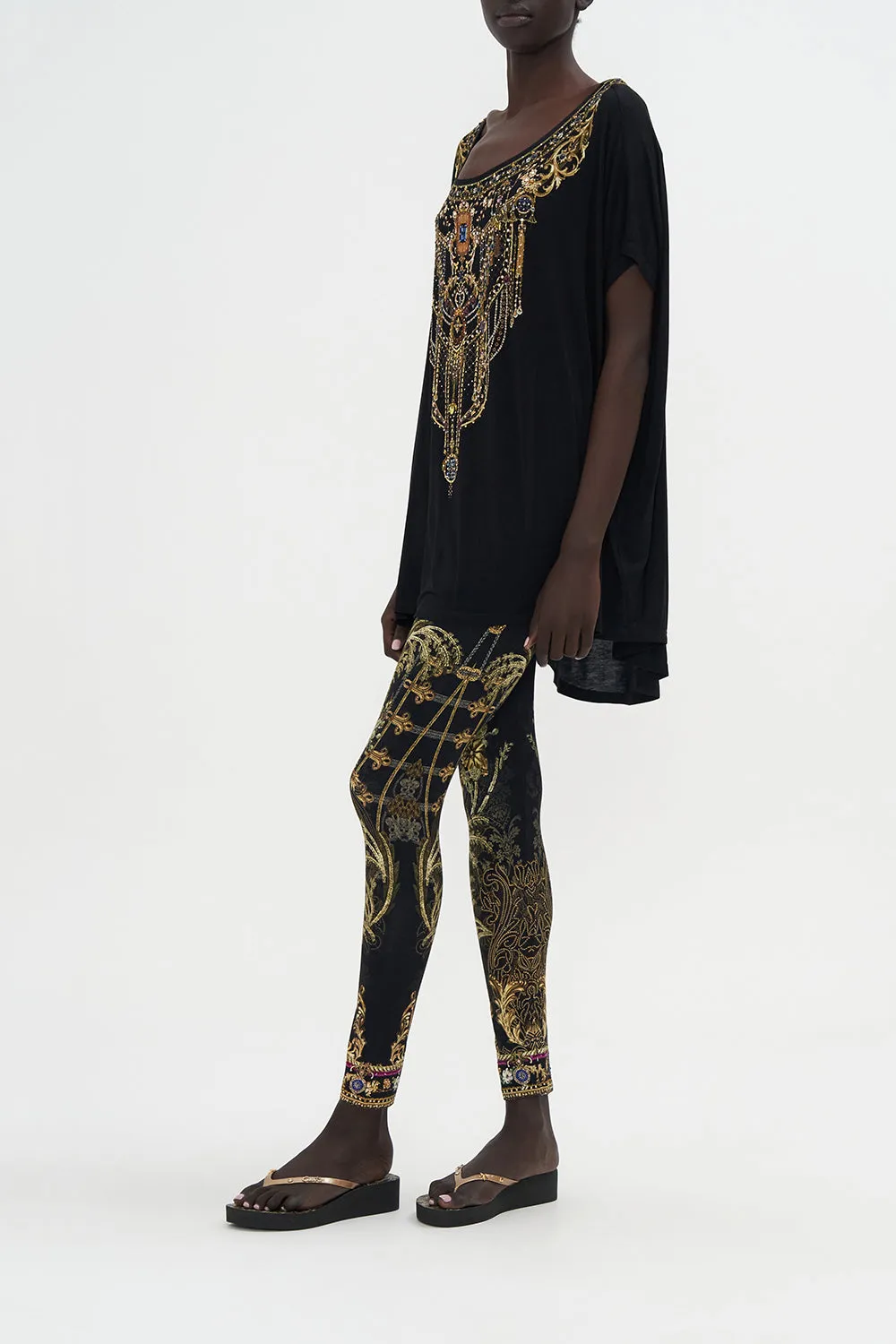 LOOSE FIT TEE THE NIGHT IS NOIR sold by Camilla product image thumbnail 4