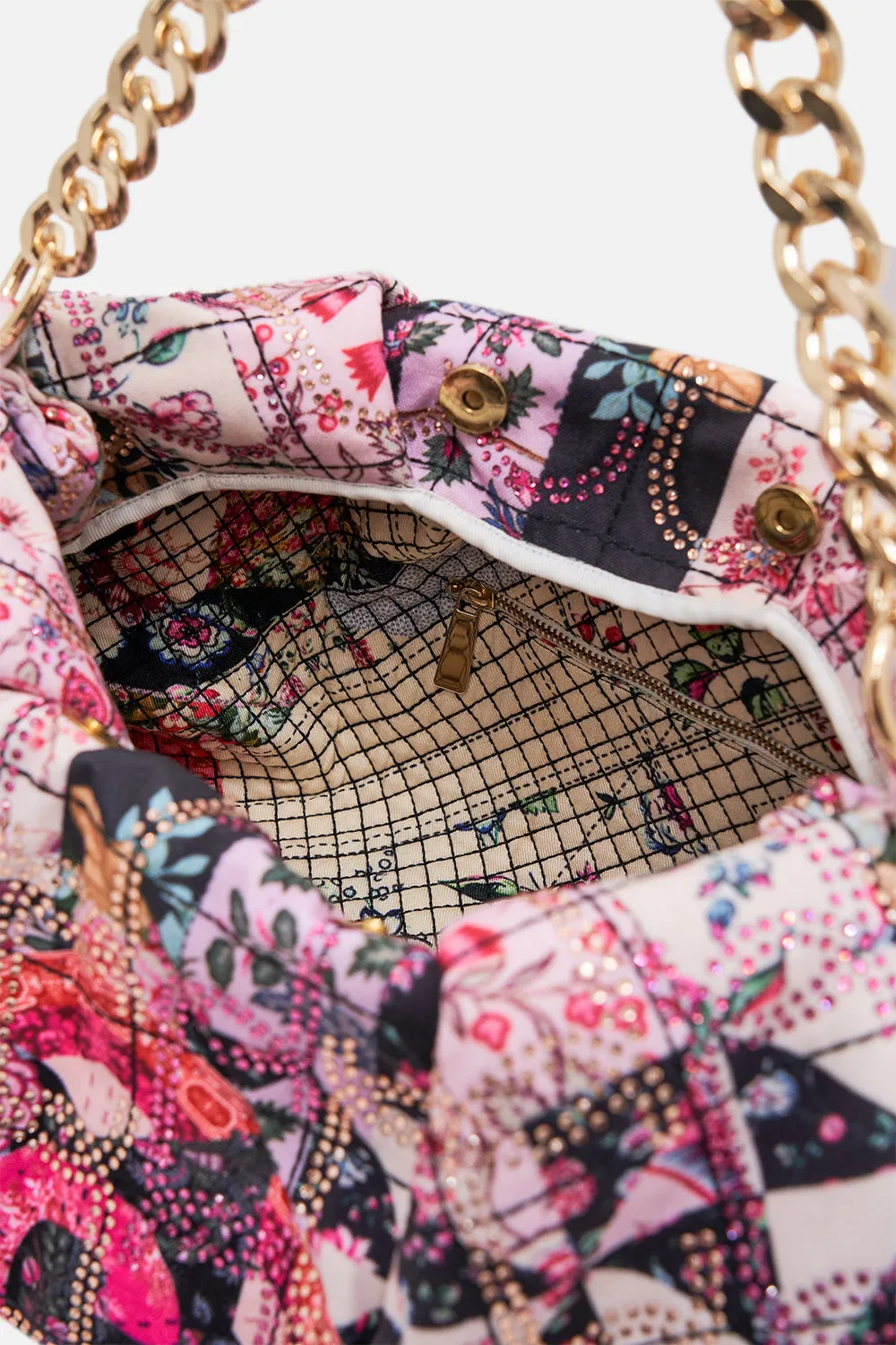 OVERSIZED CLUTCH WITH CHAIN PATCHWORK POETRY sold by Camilla product image thumbnail 4