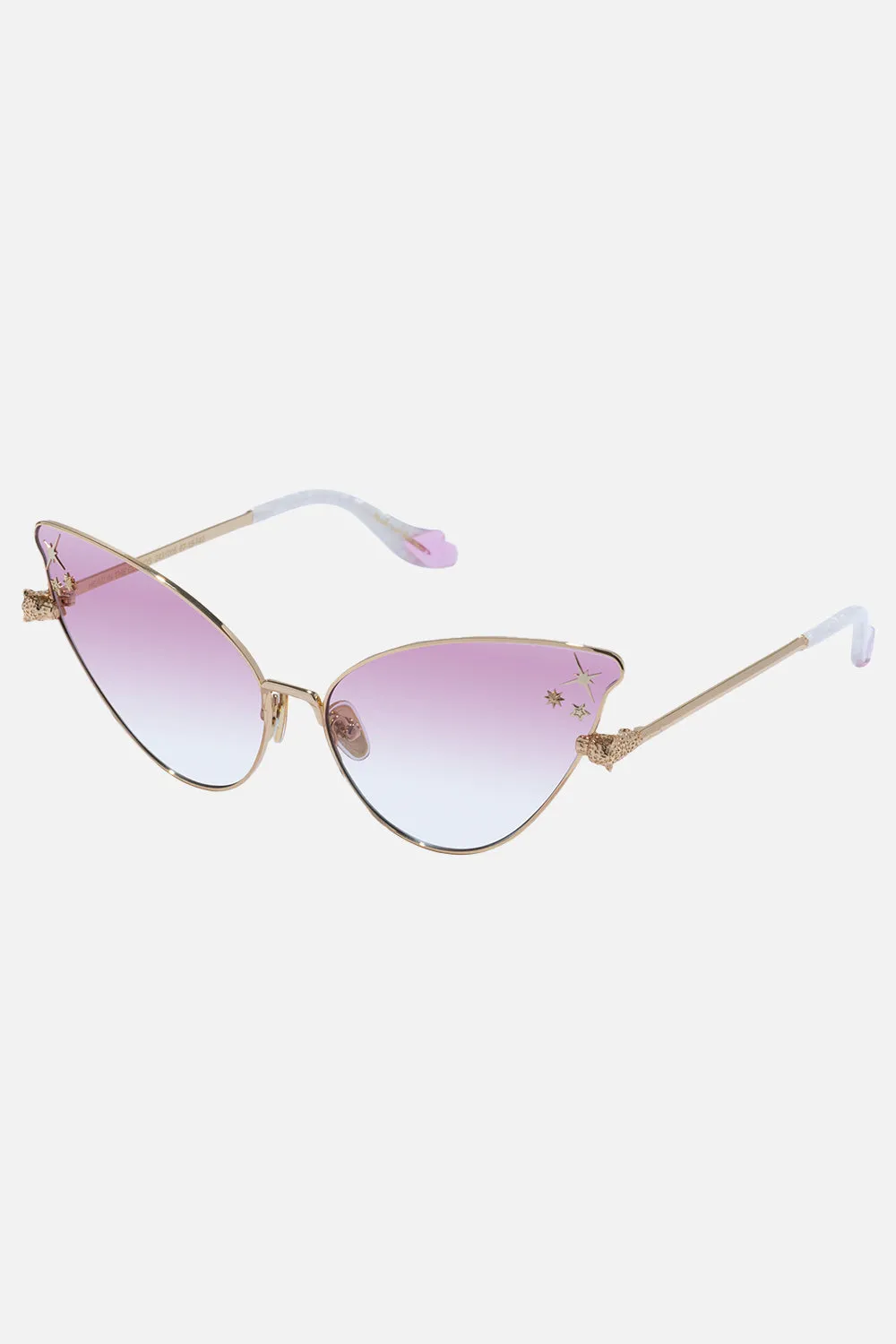 HEAD IN THE CLOUDS SUNGLASSES GOLD / PEARL sold by Camilla