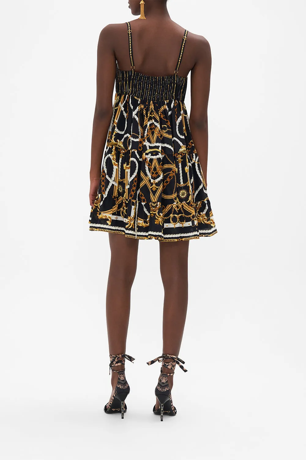 GATHERED BUST TIERED MINI DRESS COAST TO COAST sold by Camilla product image thumbnail 2