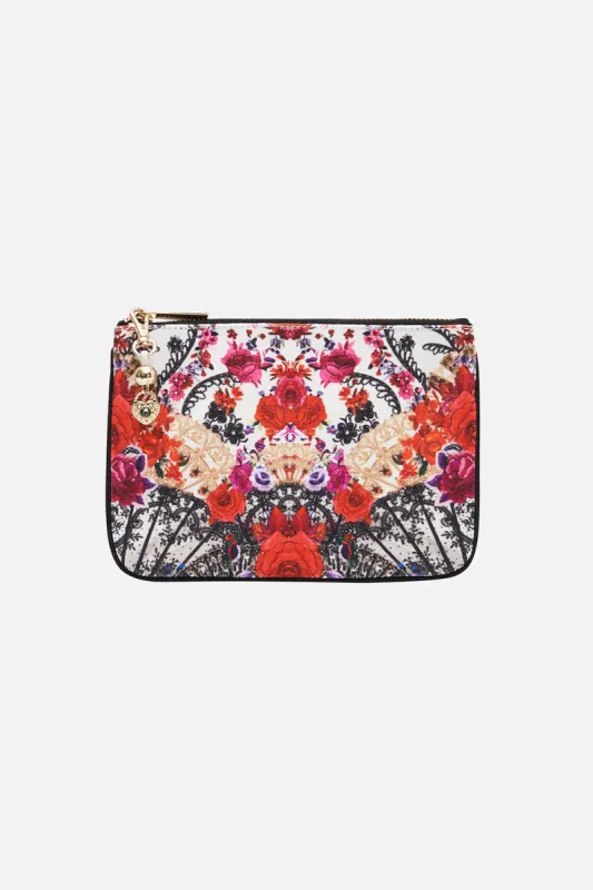 COIN AND PHONE PURSE REIGN OF ROSES made by Camilla