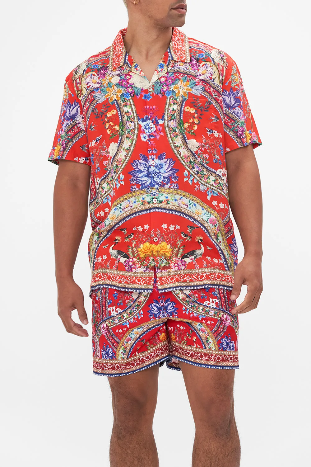 SHORT SLEEVE CAMP COLLARED SHIRT THE SUMMER PALACE sold by Camilla product image thumbnail 5