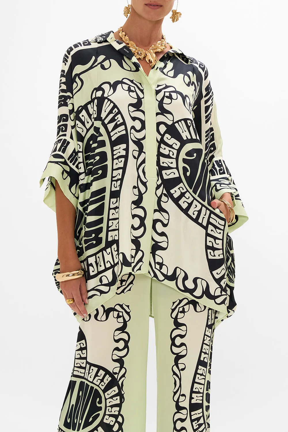 BATWING SHIRT DOUBLE DUTCH sold by Camilla product image thumbnail 5