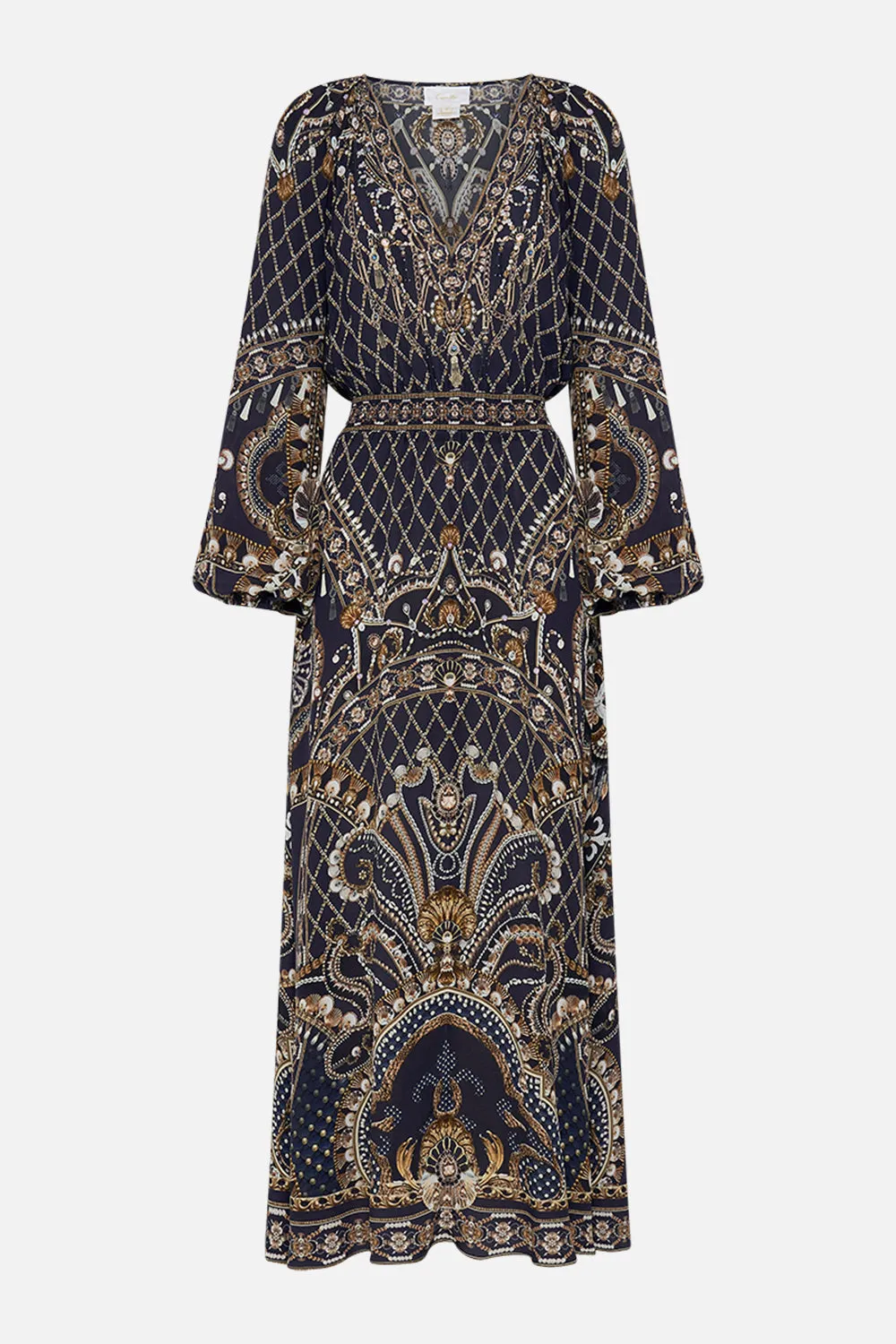 RAGLAN SHIRRED WAIST DRESS DANCE WITH THE DUKE sold by Camilla product image thumbnail 3