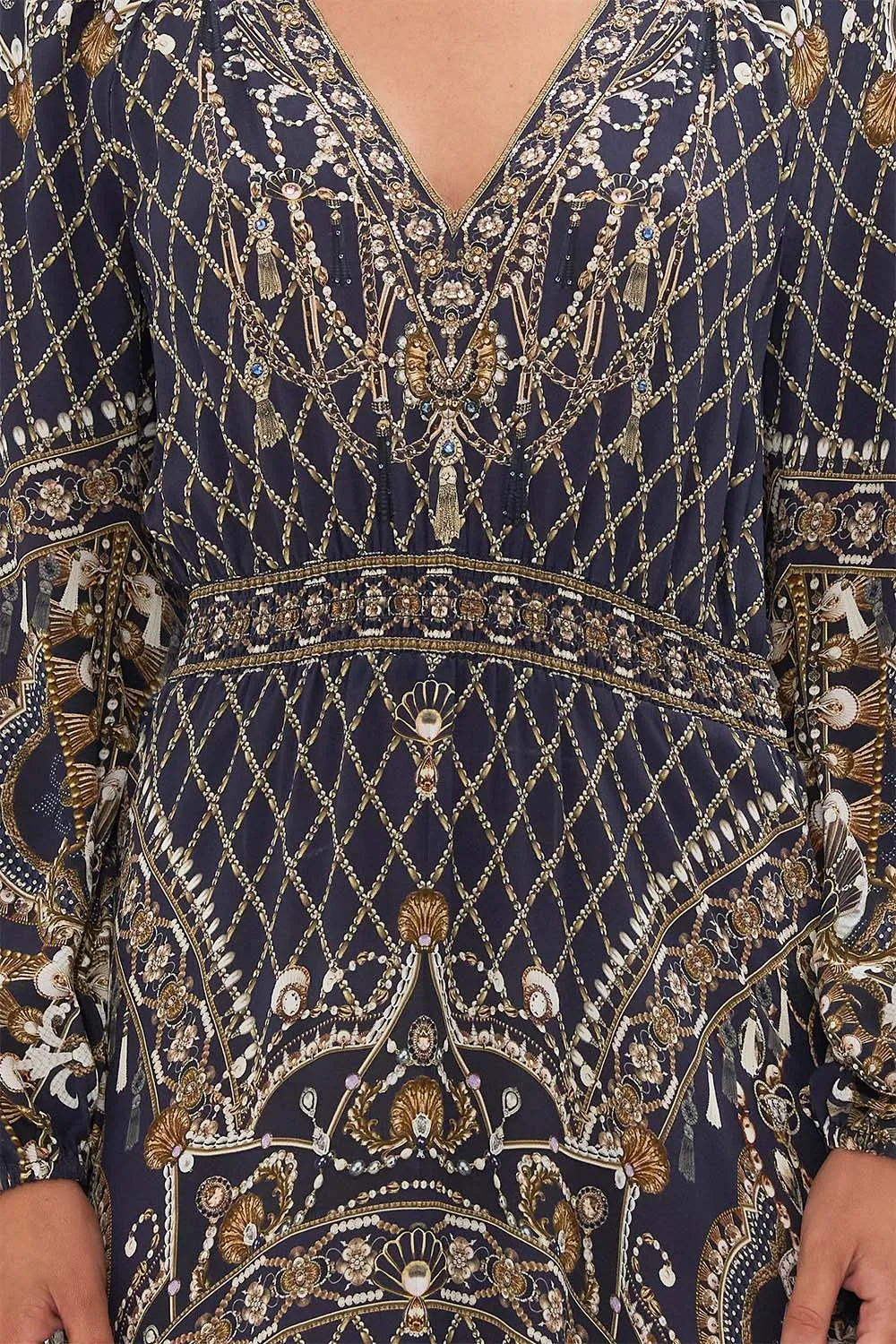 RAGLAN SHIRRED WAIST DRESS DANCE WITH THE DUKE sold by Camilla product image thumbnail 5