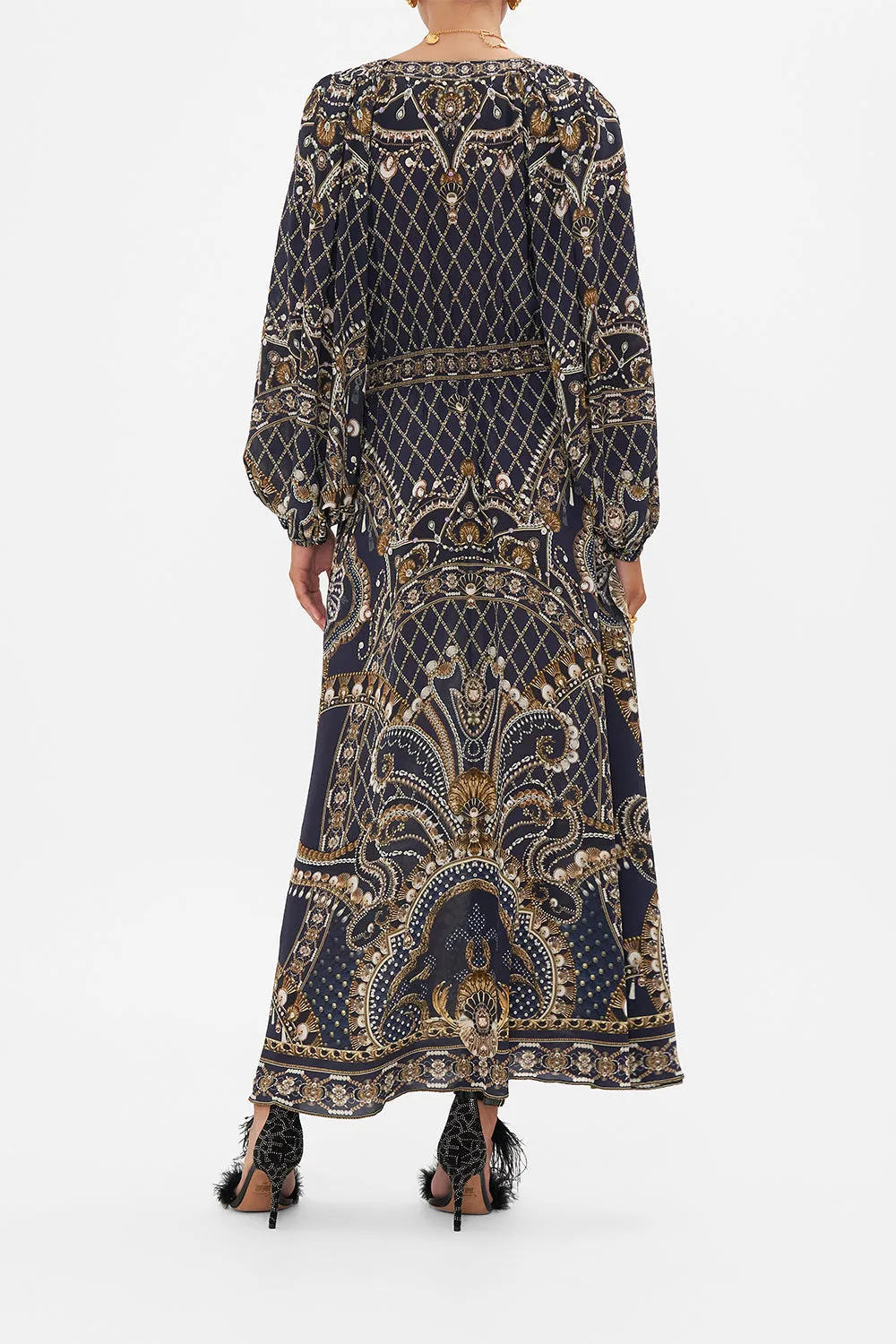 RAGLAN SHIRRED WAIST DRESS DANCE WITH THE DUKE sold by Camilla product image thumbnail 2