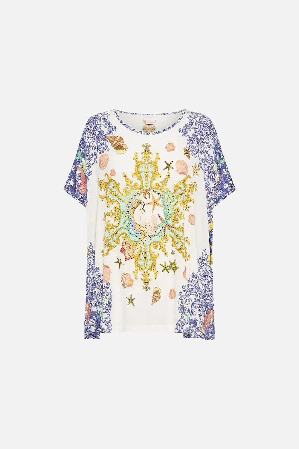 LOOSE FIT ROUND NECK TEE STAR OF THE SEA sold by Camilla product image thumbnail 3