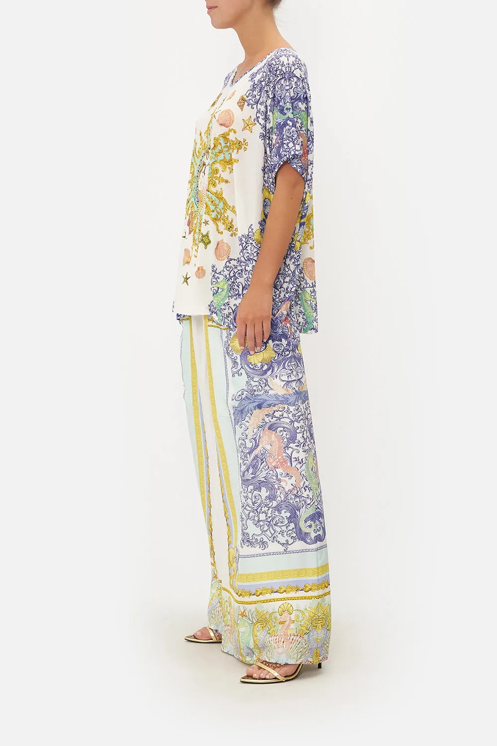 LOOSE FIT ROUND NECK TEE STAR OF THE SEA sold by Camilla product image thumbnail 4