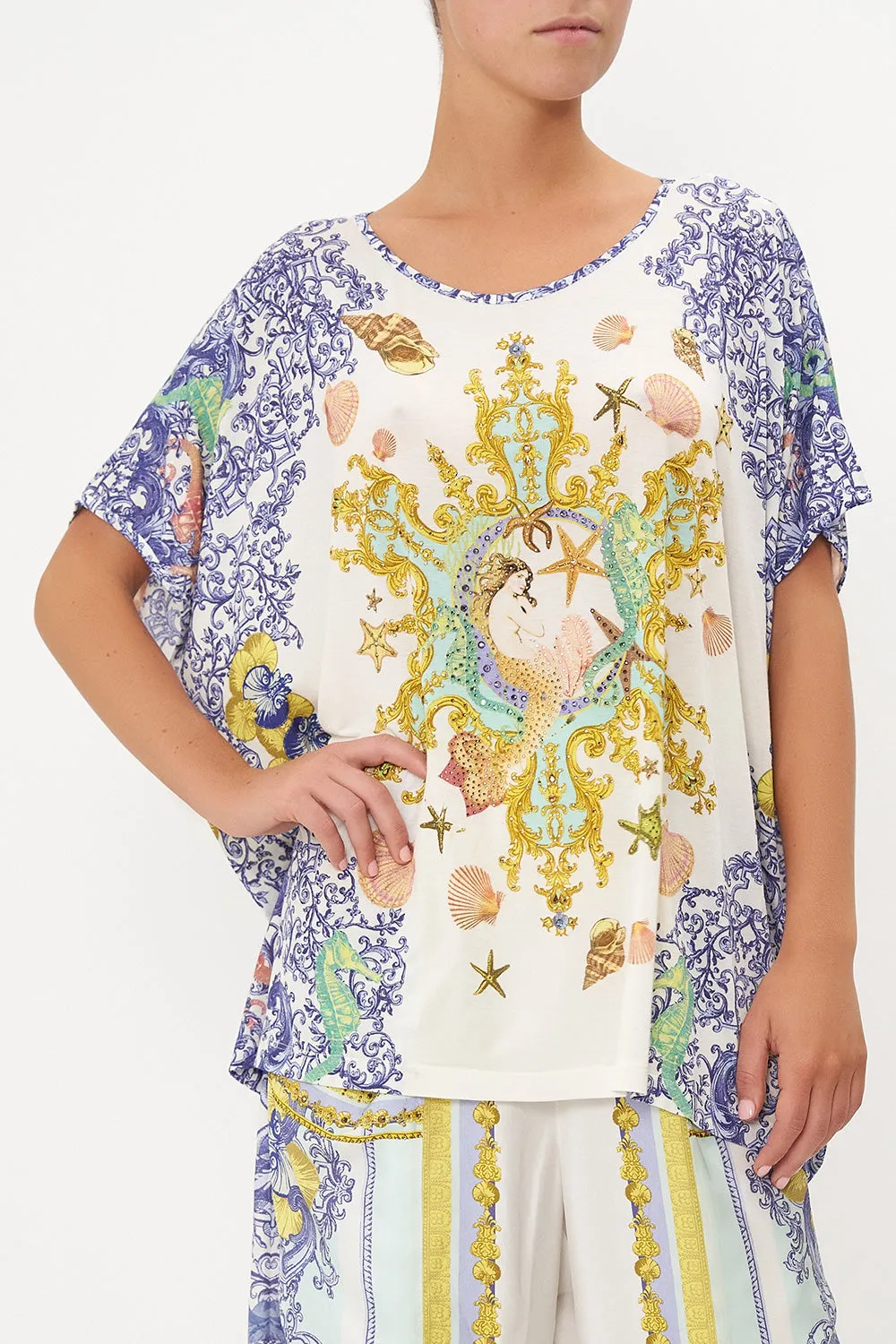 LOOSE FIT ROUND NECK TEE STAR OF THE SEA sold by Camilla product image thumbnail 5