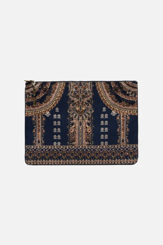 LARGE CANVAS CLUTCH ITS ALL OVER TORERO sold by Camilla