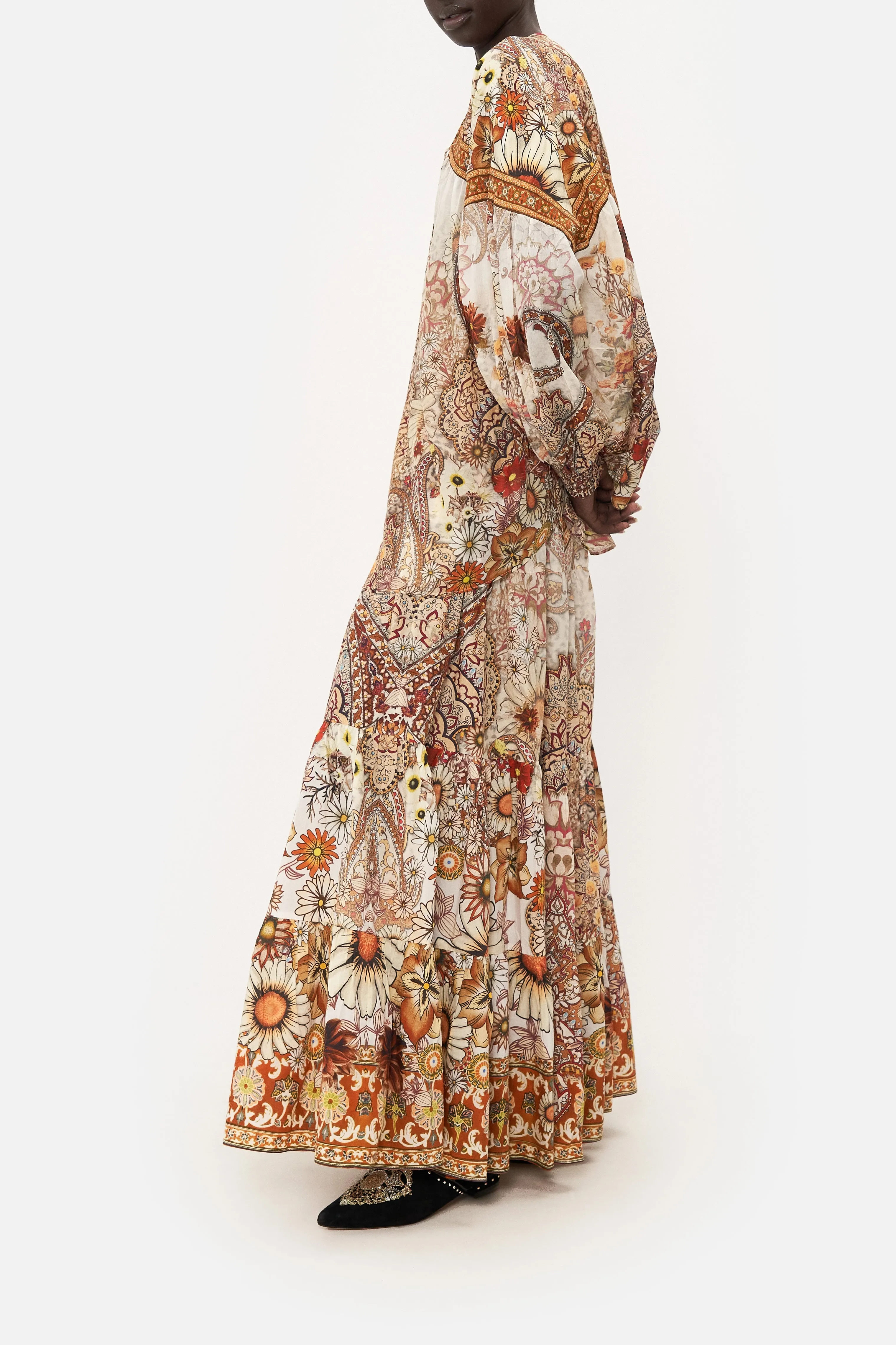 BLOUSON BLOUSE WITH NECK TIE HEART OF A HIPPIE sold by Camilla product image thumbnail 4