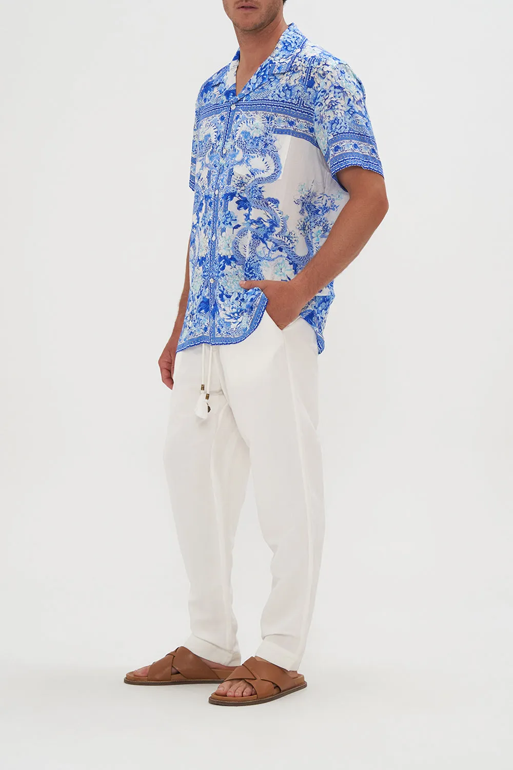 SHORT SLEEVE CAMP COLLARED SHIRT HEART OF A DRAGON sold by Camilla product image thumbnail 4