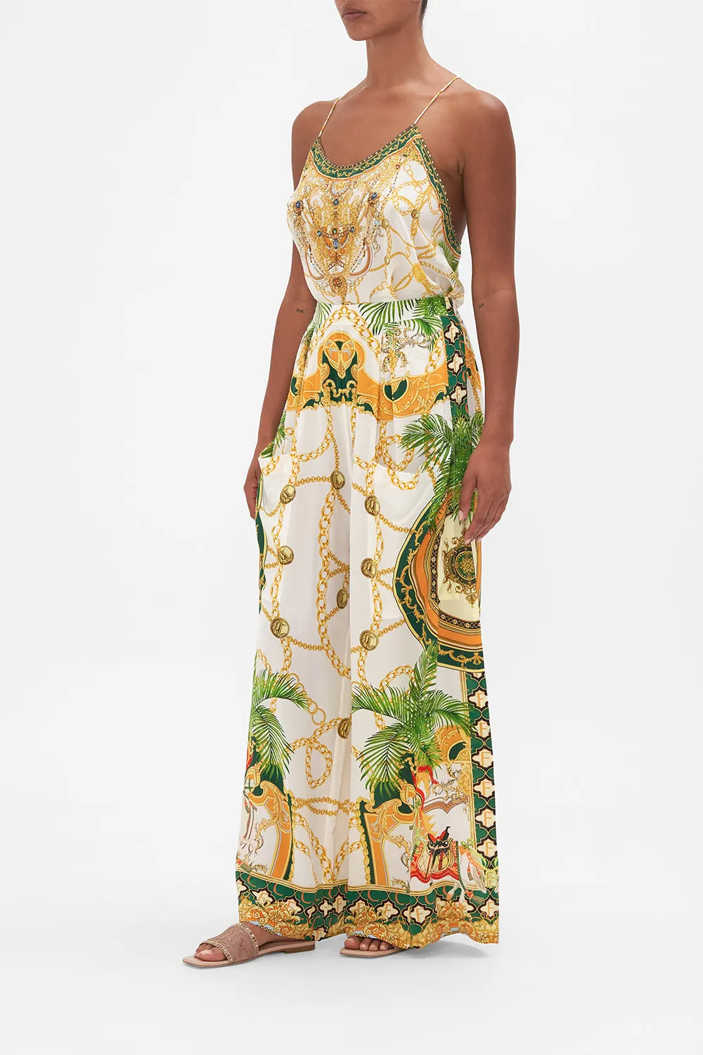 WIDE LEG TROUSER WITH FRONT POCKETS MY SWEET DEVOTION sold by Camilla product image thumbnail 2