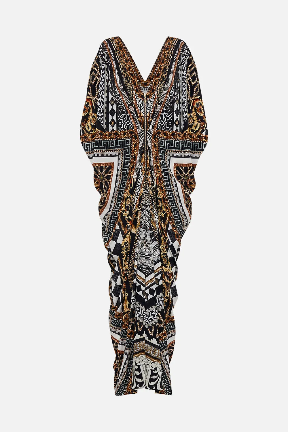 LONG DRAPE DRESS WITH ZIP FRONT LOOK UP TESORO sold by Camilla product image thumbnail 3