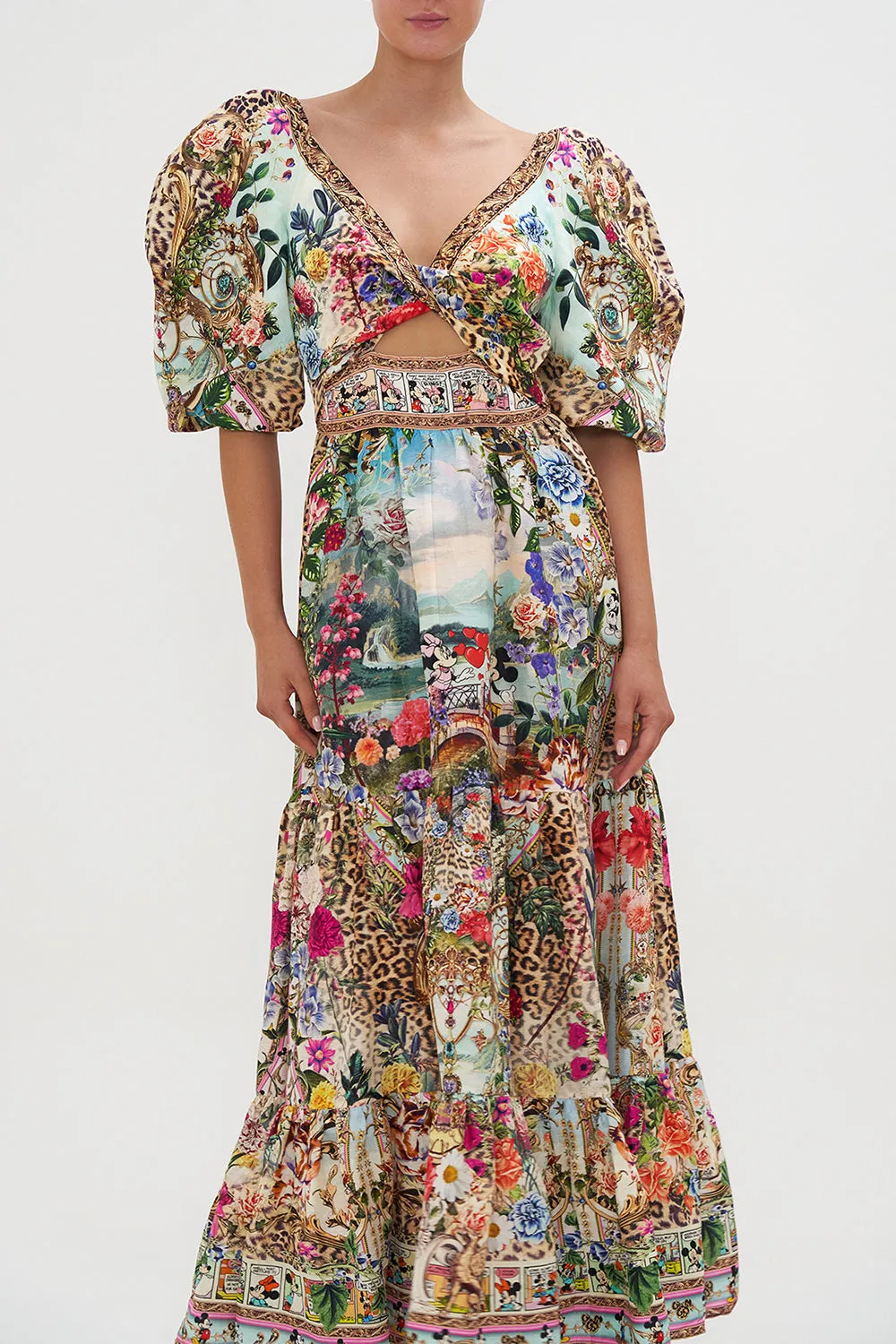 TIERED PUFF SLEEVE DRESS MICKEY TAKES A TRIP sold by Camilla product image thumbnail 5